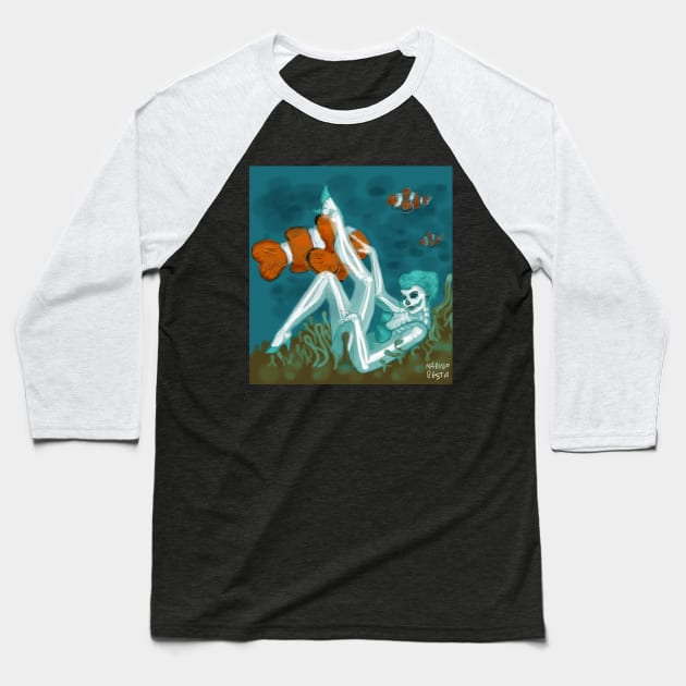 Deep sea creatures Baseball T-Shirt by Marino_Resta